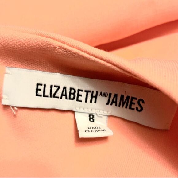 Elizabeth and James Pink Sleeveless Sheath Sz 8 - Picture 7 of 8